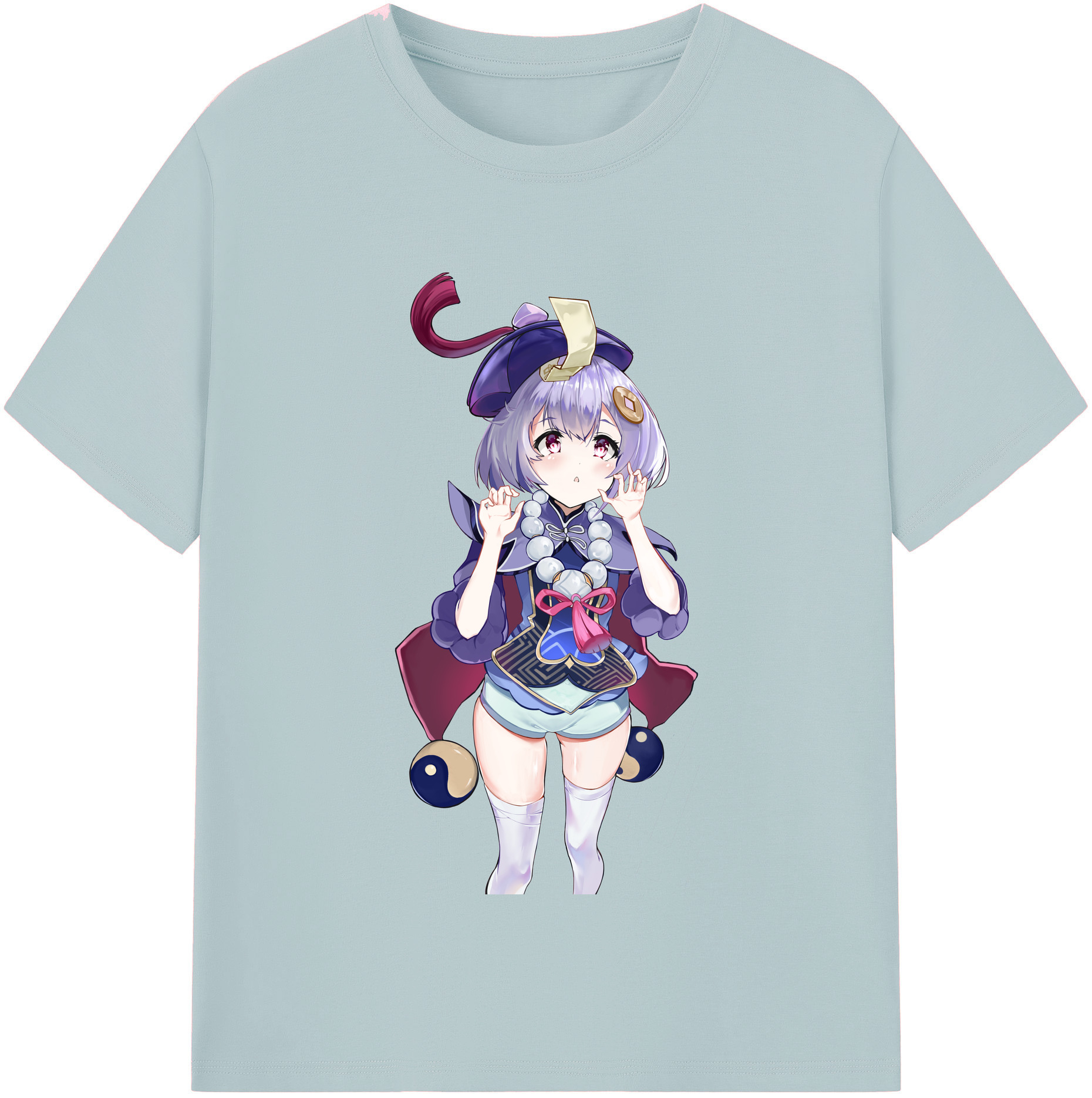 げんし神 七七 なな  genshin Nana 綿100％半袖Tシャツ（フロントプリント）
